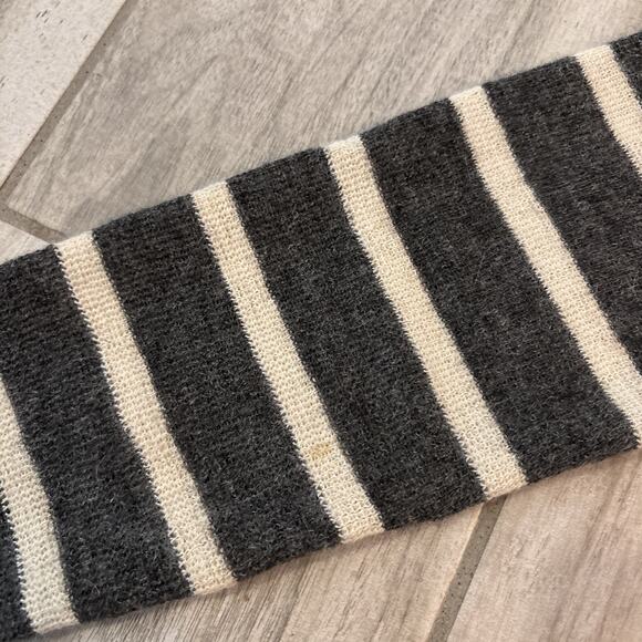 J. CREW Women’s Sz Small 100% Baby Alpaca Shawl-Collar Sweater Striped Sailor - Picture 11 of 11